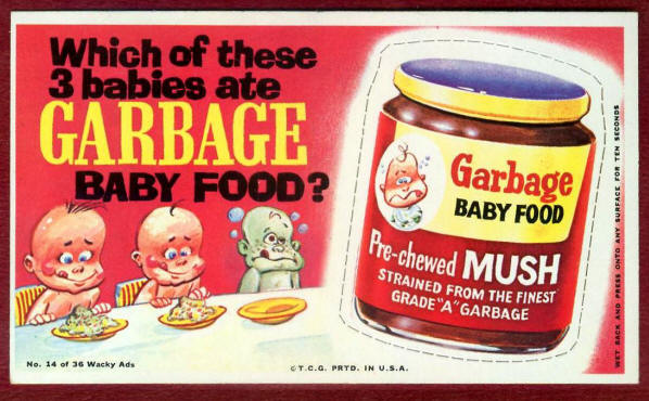 GARBAGE BABY FOOD